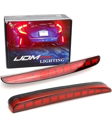 thumbnail image 2 of RAGBUSCLE Rear Reflector Bumper Light, Passenger Side Rear Bumper Reflector Tail Light, Compatible With BMW X3 F25 2011-2014, 63147217315, Red Rear Tail Marker Light - Right 2 of 13