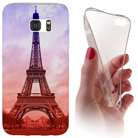 Samsung S5 Mini G800 Softcase Hülle Cover Backkover Softcase TPU Hülle Slim Case für Samsung Galaxy S5 Mini G800 (1089 Eifelt