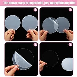 10 Pieces 6 Inch Clear Acrylic Circle Sheet Acrylic