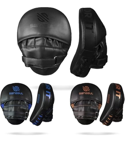 Pro Leather Curve Focus Mitts Yellow - Pro Boxing Store