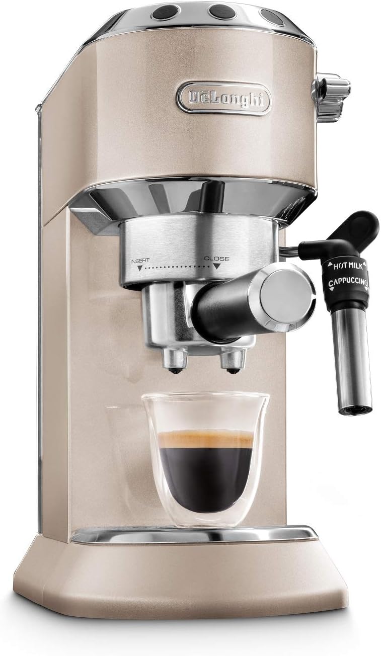 Amazon.de De’Longhi Dedica Metallics EC 785.BG Espresso Siebträger