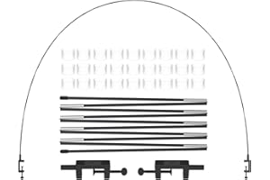 LANGXUN 12ft Black Table Balloon Arch Kit, Balloon Arch Stand Frame For Birthday Party Wedding and Graduation Decorations, Christmas Decort Baby Shower Bachelor Party Supplies