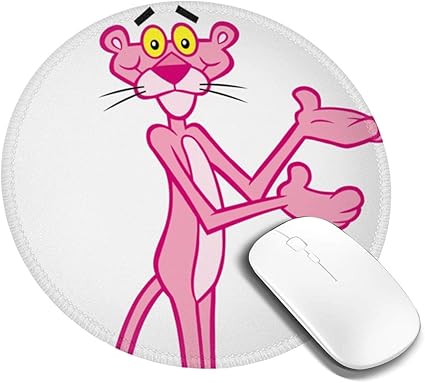 Amazon ピンクパンサーと白い壁紙 マウスパッド 円形 おしゃれ 高級感 ゲーミング オフィス最適 滑り止めゴム底 耐久性が良 付着力が強い 直径cmx厚い0 3cm Wcxddp パソコン 周辺機器 通販