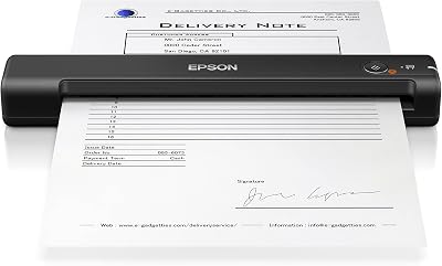 Epson WorkForce ES-50 Portable Scanner USB 3.0 200-1200dpi 5.5 sec