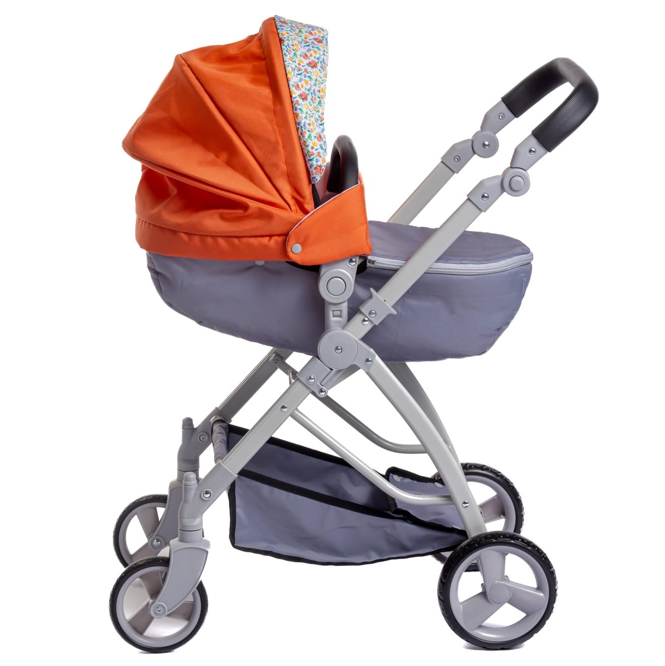 JC Toys - for Keeps Playtime | Deluxe Folding Sports Pram Stroller | Nature Theme Collection | for Dolls up to 20