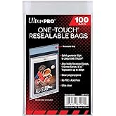 Ultra Pro One-Touch Trading Card Protective Bags (100 Sleeves), Clear, 3 x 4 inches, Polypropylene (PP), 100 Count