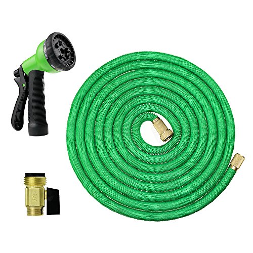 Buy mooncity Expandable Garden Hose with 8 Pattern Hand Spray Nozzle