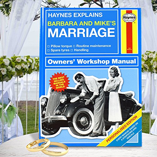 Signature Personalised Haynes Explains Marriage Manual Humour Book For Him & Her