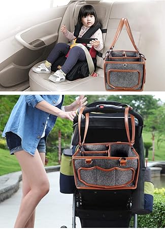 Distributeurs De Couches Et Range Couches Panier De Bebe Compact Amovible Scelet Grand Sac A Langer Pour Chariot A Couches Fourre Tout De Voyage Pour Nouveau Ne Et Nourrisson Bac De Rangement Pour Chambre A
