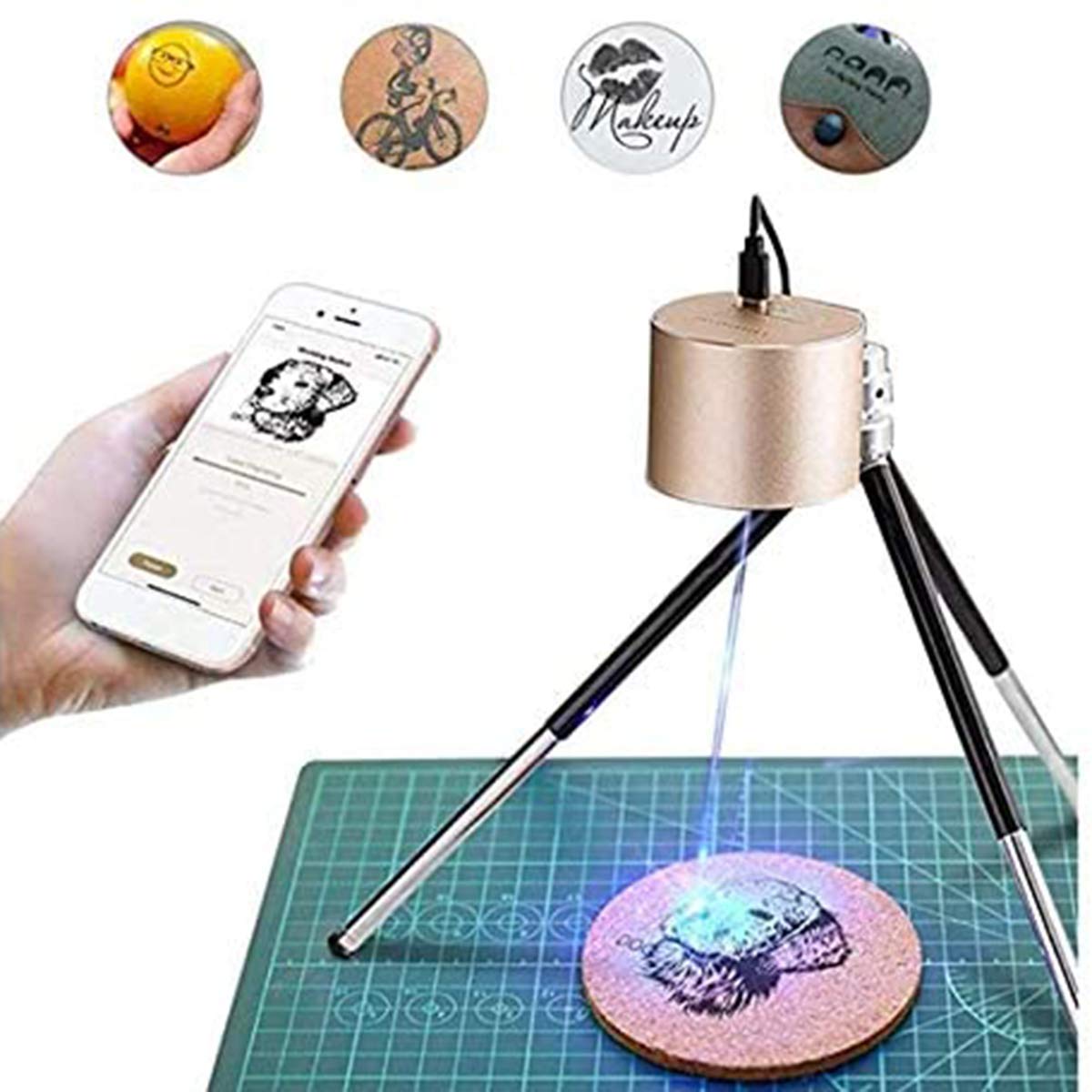 SIMEEGO Mini CNC Laser Engraving Machine Wood Router