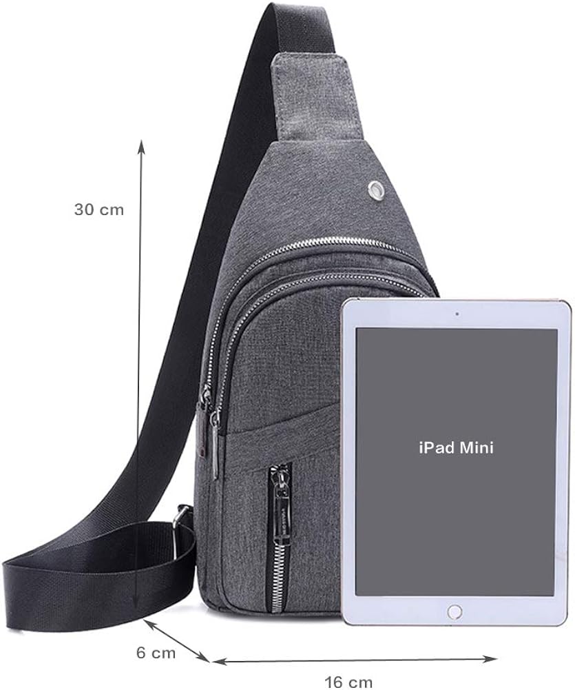 COVERI borsello uomo borsa tracolla nylon nero blu impermeabile sport –  Gyoiamea