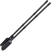 LLARGUEST Post Hole Digger, 57 Inch Fence Post Puller Shovels for Digging Hole Digger for Plants,Grey Heavy Duty Metal Digging Tools for Transplant Camping Gardening.