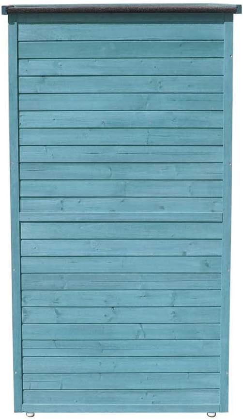 Habitat Et Jardin Armoire De Jardin Space 87 X 46 5 X 160 Cm Bleu Ciel Amazon Fr Jardin