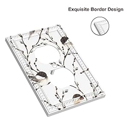 Cuitxrac Robin Bird Wall Plate Birds on Tree