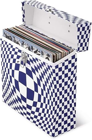 Nostalgie Record Box LP caja del disco de vinilo del álbum de almacenamiento de CD DVD
