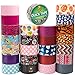 Duck and Scotch Brand Duct Tape Set (10 Assorted Rolls) Colored Duct Tape Multi Pack, Duct Tape Bulk Lot For Duct Tape Designs, DIY Crafts