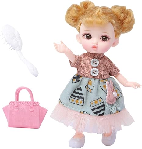 Amazon Co Jp F Fityle 1 12 きせかえ人形 12関節 少女人形 洋服付き プリンセス人形 お嬢さん 約16cm 2個セット ホビー 通販