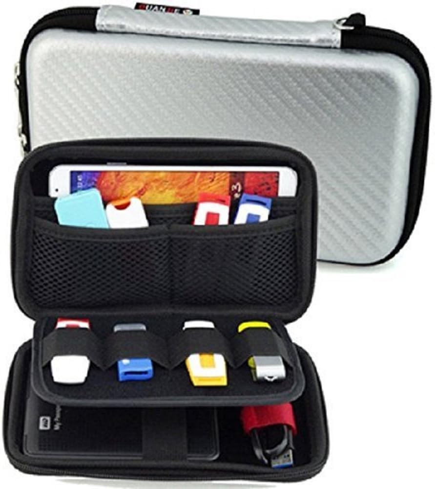 Wyvern Portable Electronic Accessories USB Flash Drives Mp3 Player Portable Hard Drive Organizer Case Usbc1x