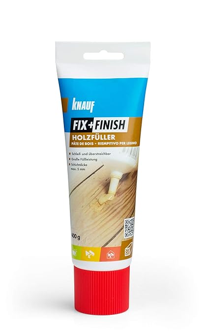 Knauf 594046 Fix+Finish Holzfüller weiß 400 g