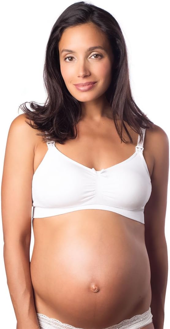 Hotmilk Lingerie MNW Women's My Necessity White Solid Colour Maternity Bra