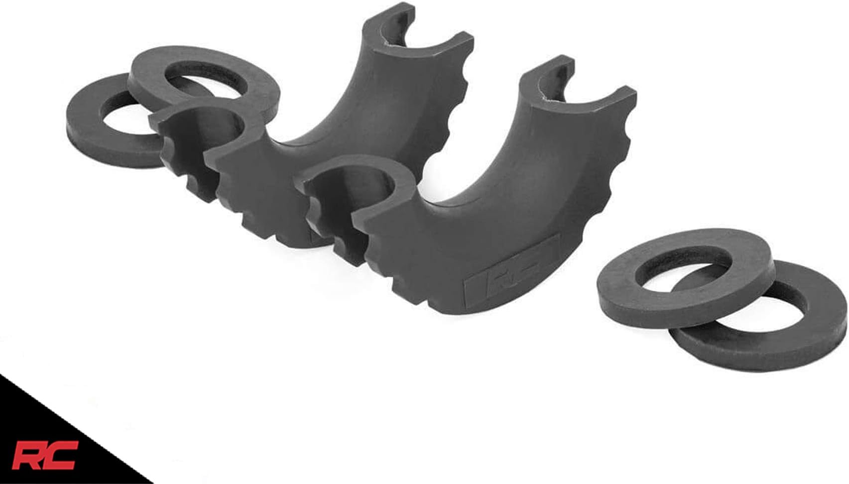 Rough Country Black D-Ring Isolators | Pair - RS101