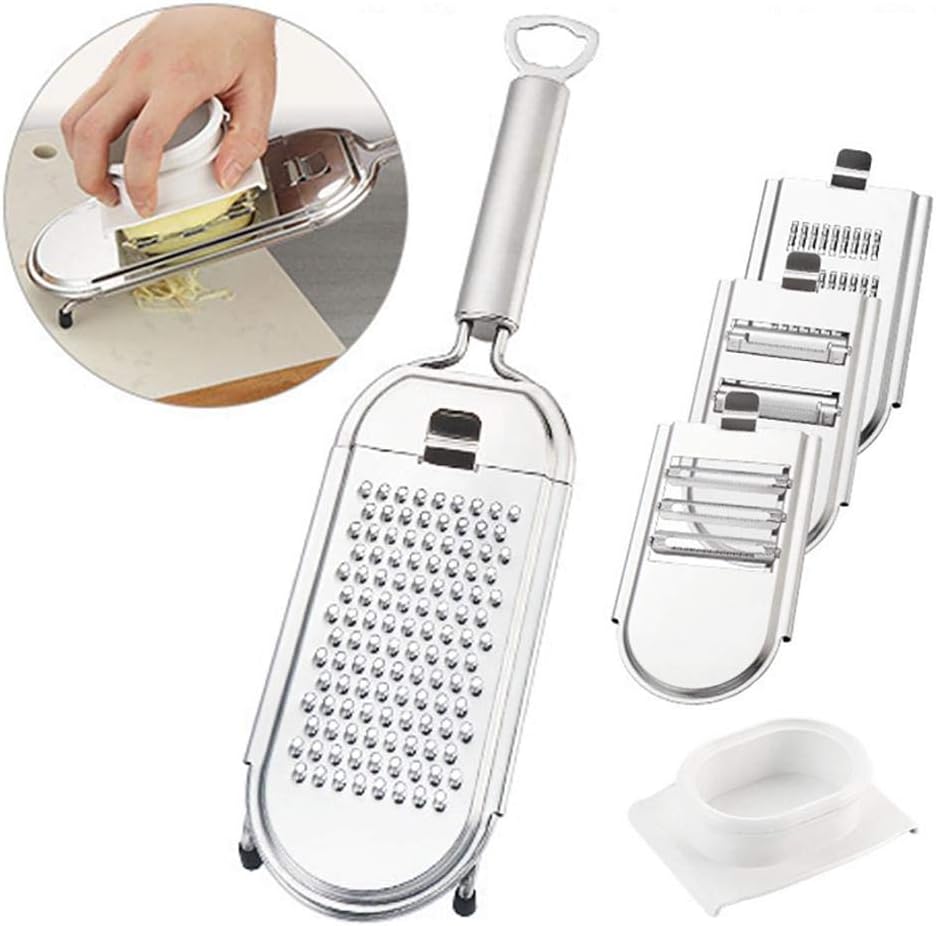 QAHEART MultiPurpose Vegetable Slicer, Stainless Steel