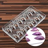 Olive Fruit Drop Water Lotus Lemon Shape PC Polycarbonate Chocolate Mold Candy Fondant Mould Ice Cube