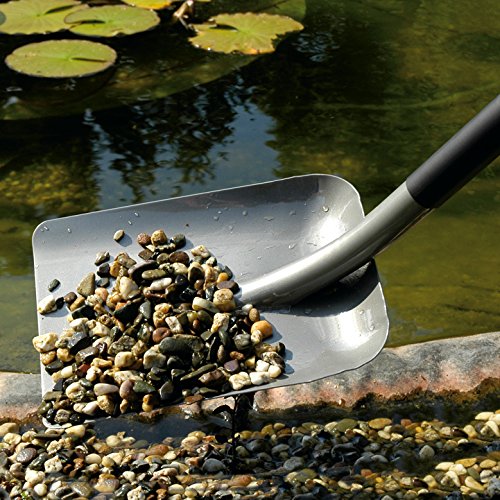 Fiskars Schaufel, Breite 23,5 cm, Länge: 132 cm, Stahl-Blatt und Stiel, Schwarz/Grau, Ergonomic, 1001579 – Bild 5
