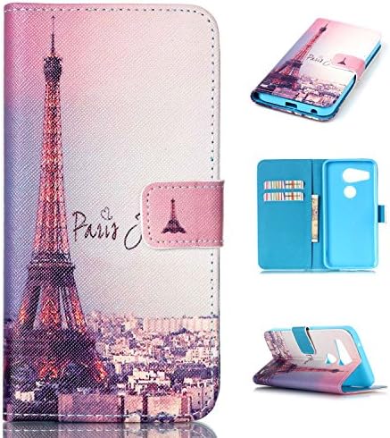 LG NEXUS 5X Case,5X Wallet Case,Slim Fit[card slots][stand feature],Premium Leather Wallet Flip Protective Skin Case with [Magnetic Closure]&amp;A "Anti-dust Plug" for LG NEXUS 5X (Eiffel)