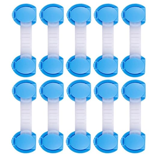 10 cierres de seguridad, plástico alargado, seguro para bebé ...