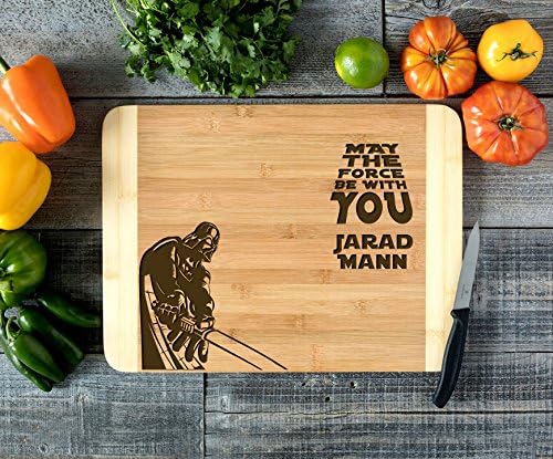 Personalized Cutting Board Engraved Cutting Board HDS - Star Wars Darth Vader