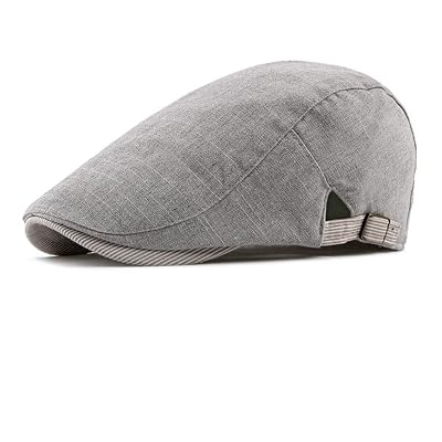 Buy UTOWO Men Newsboy Cap Linen Flat 