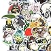 64PCS My Neighbor Totoro, Clear Stickers No-Duplicate Waterproof Vinyl Stickers for Skateboard Luggage Helmet Guitar (Totoro)