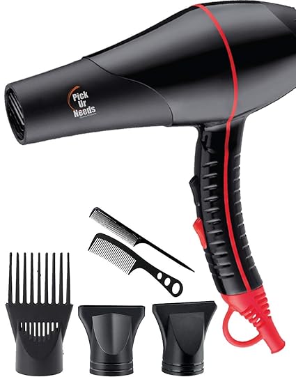 Pick Ur Needs Rocklight Salon Grade Professional Hair Dryer Hair Dryer With Comb Reducer(6005)