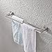 KES Towel Bar, Towel Rod with Double Rail 23 Inch Brushed Bathroom Shelf SUS 304 Stainless Steel Wall Mount Rack Contemporary Style, A2401-2