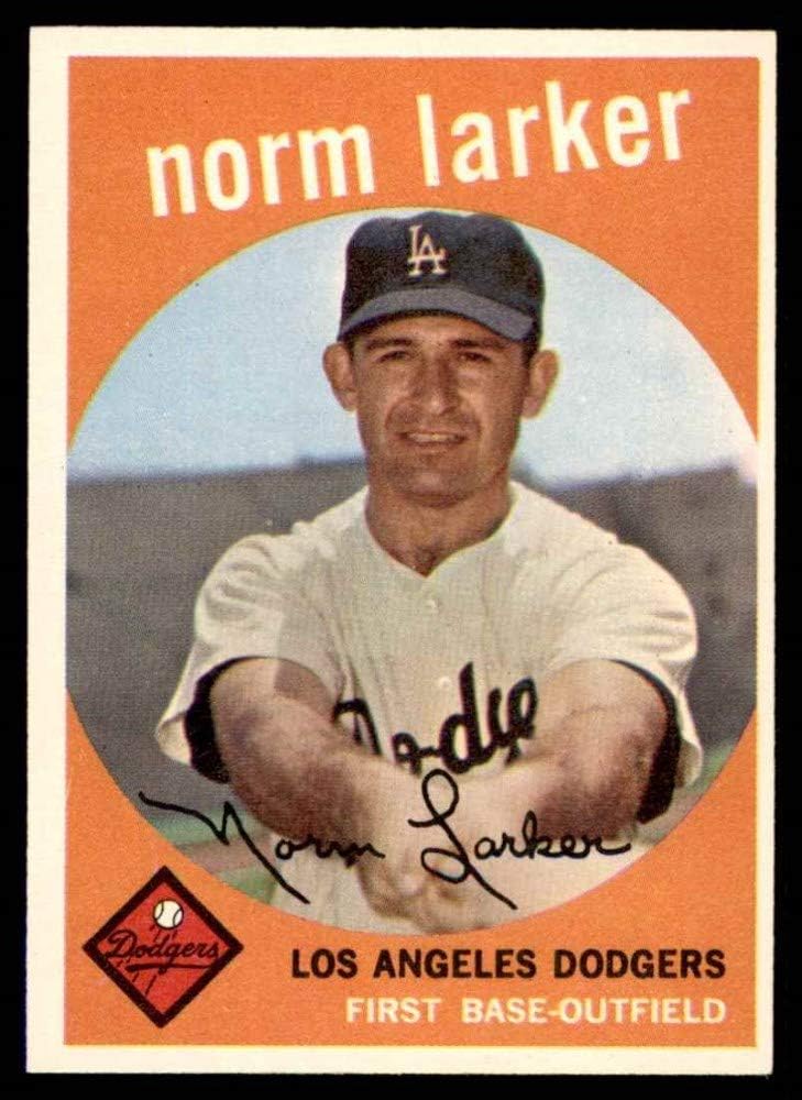1959 Topps 107 Norm Larker Los Angeles Dodgers (Baseball