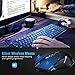 PICTEK Wireless Gaming Mouse [Silent Click] [2 Programmable Side Buttons] 2.4G Cordless Computer PC Gaming Mouse Laptop USB Mice, Advanced 2400 DPI Optical Sensor, 7-Button, Ergonomic Grips, Blackthumb 3