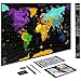 World Map w/Scratch Off Ink by VespucciWorld (36x24