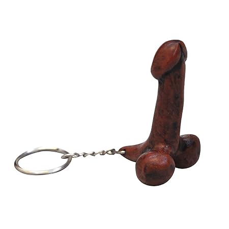 Schlüsselanhänger Phallus Glücksbringer Fruchtbarkeitssymbol Spiegelanhänger Auto Rückspiegel