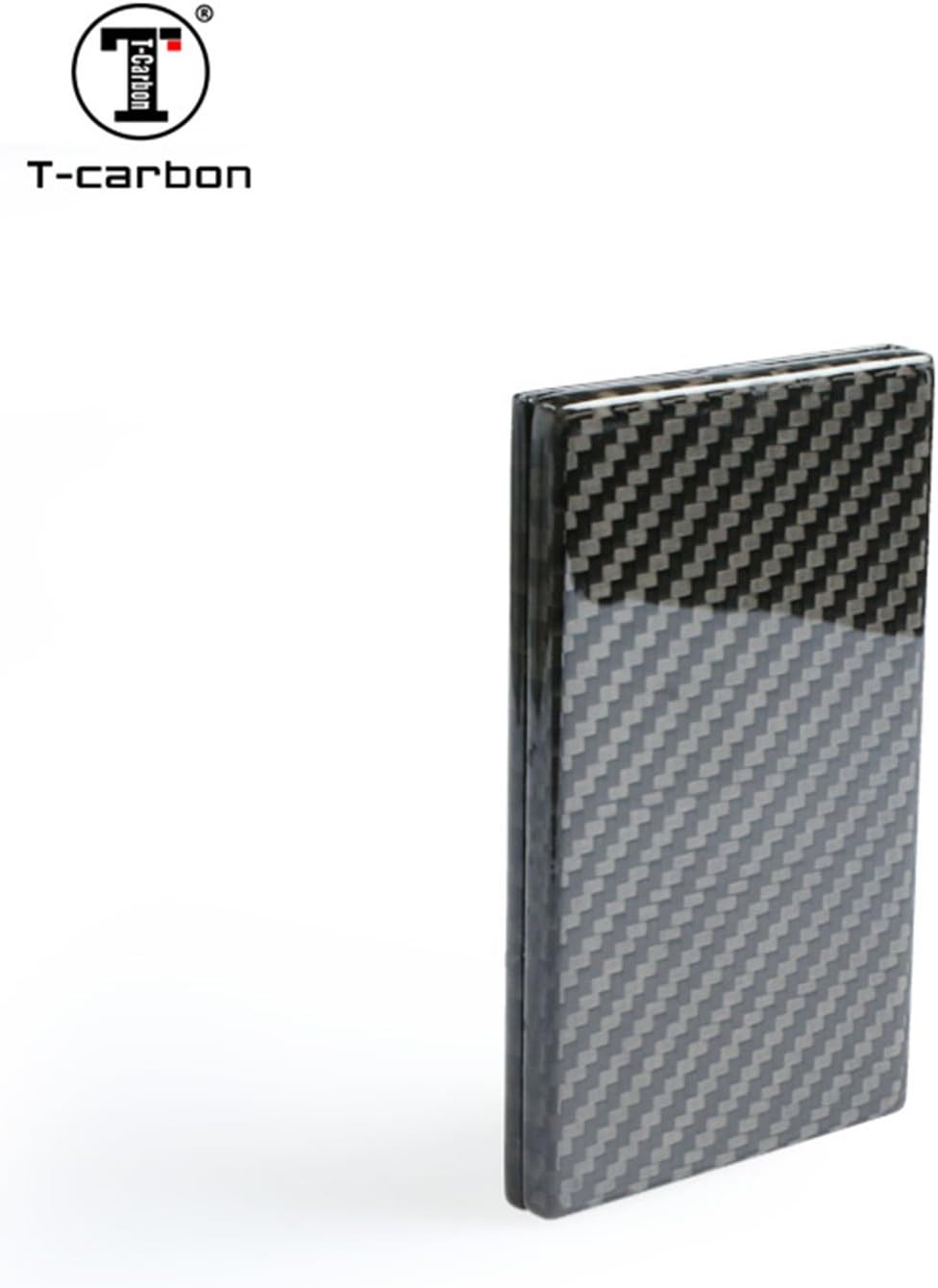 Carbon Fibre Business Card Credit Card Holder Case Wallet Clip Glossy Black Usps Men S Accessories Interstruct Clothing Shoes Accessories