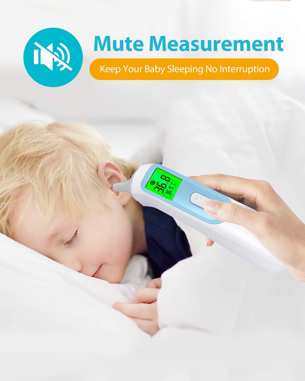 Enfants Et Adultes Nouvelle Version De Fairywill Thermometre Numerique De Precision Professionnel 4 En 1 Avec Alarme De Fievre Thermometre Frontal Pour Bebe Thermometre De Oreille Toilette De Bebe Bebe Puericulture