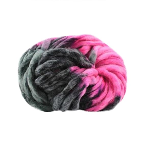 HLHN Bunt Strickgarn Blanket Yarn Super Chunky garn Knit Hand Stricken Häkeln Weben Teppich Garn DIY Set