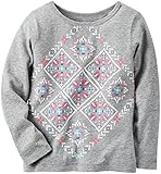 Carter's Print Glitter Tee