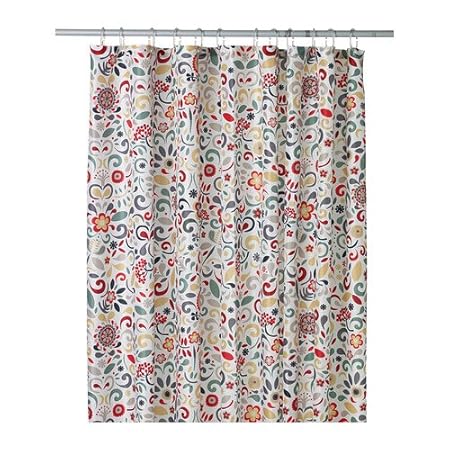 Ikea Akerkulla Shower Curtain Multicolor Amazon Co Uk Kitchen