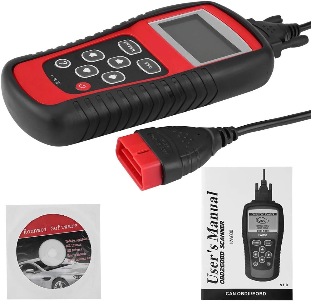Qiilu KW808 OBD2 OBDII EOBD Auto Fault Detector &OBDII