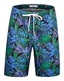 ELETOP Men's Swim Trunks Quick Dry Board Shorts with Meshlining and Cargo Pocket Length at The Knee