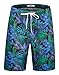 ELETOP Men's Swim Trunks Quick Dry Board Shorts with Drawstring and Cargo Pocket Dz Series