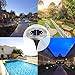 TONBUX Solar Ground Lights, Upgraded Garden Pathway Lights Outdoor Waterproof with 8 LED (4 Pack) for Driveway, Deck, Garden, Landscape Lighting (Warm White)