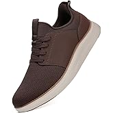 YOLARK Men Casual Dress Shoes Fashion Sneakers Lightweight Breathable Laceless Walking Shoes Gym Tennis Athletic