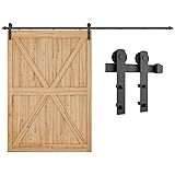 SMARTSTANDARD 10ft Barn Door Hardware kit, Barn